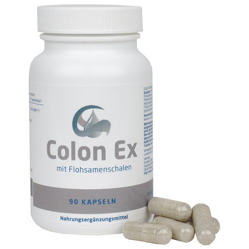 Colon Ex Kapseln mit Flohsamenschalen und Magnesium von EXVital